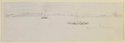 Nær Mainz, 1858. av James Abbott McNeill Whistler
