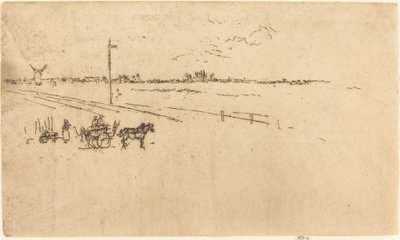 Jernbanestasjon, Voves, 1887. av James Abbott McNeill Whistler