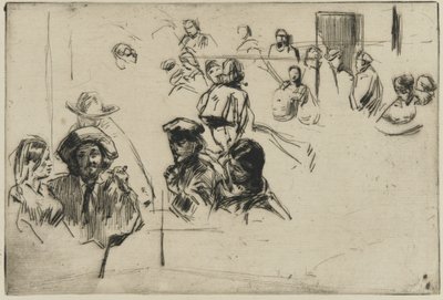 Ratcliffe Highway, 1861 (tørrpunkt på papir) av James Abbott McNeill Whistler