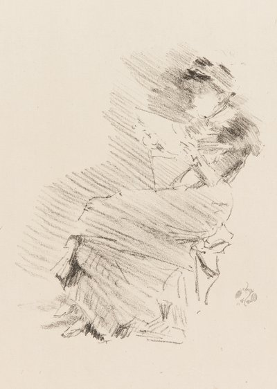 Reading, 1879 og 1887. av James Abbott McNeill Whistler