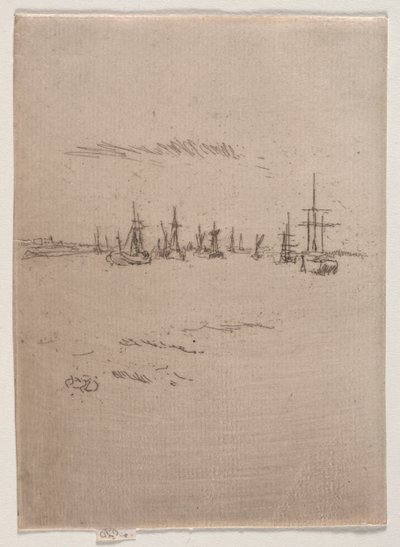 Gå tilbake til Tilbury. av James Abbott McNeill Whistler