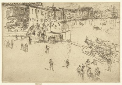 Riva del Sciavoni The Riva, nr. 2 Et sett med tjueseks etsninger (serietittel) av James Abbott McNeill Whistler