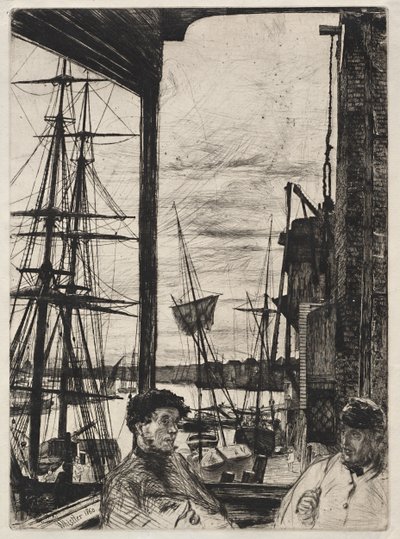 Rotherhithe av James Abbott McNeill Whistler