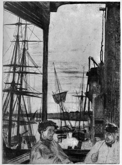 Rotherhithe, 1860 1904. av James Abbott McNeill Whistler