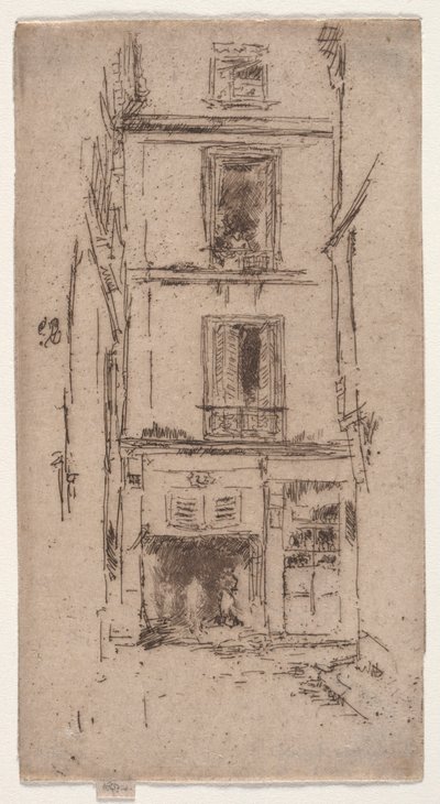 Rue des Bons Enfants, turer. av James Abbott McNeill Whistler