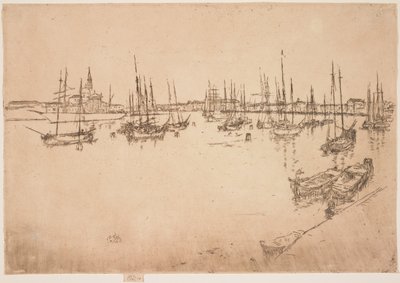 San Giorgio fra det andre Venezia-settet av James Abbott McNeill Whistler
