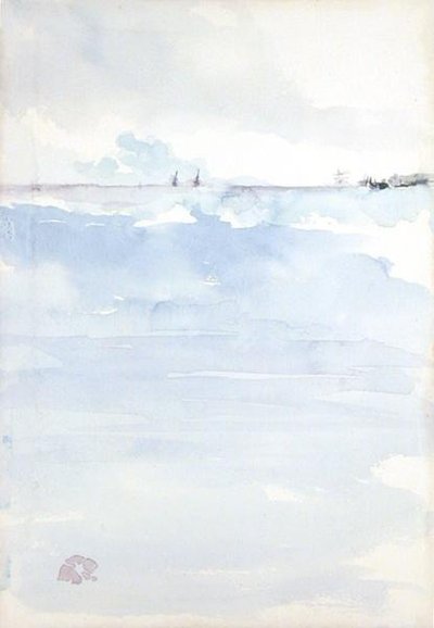 Seascape (akvarell på papir) av James Abbott McNeill Whistler