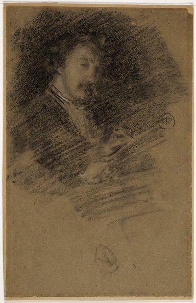 Selvportrett, 1871-73 av James Abbott McNeill Whistler