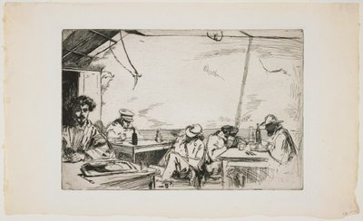 Suppe for tre sous av James Abbott McNeill Whistler