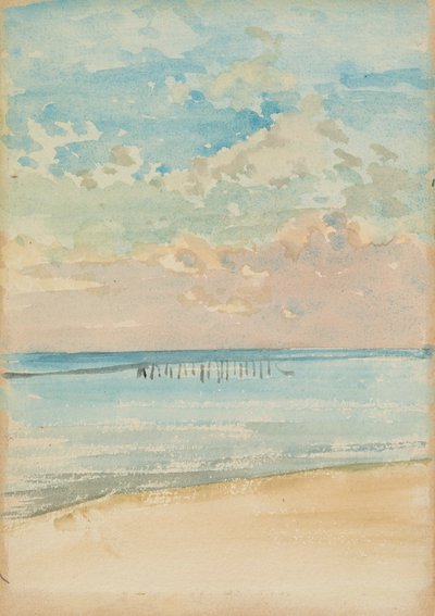 Southend - Solnedgang, 1882-1884. av James Abbott McNeill Whistler