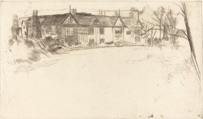 Speke Hall, nr. 2, 1875. av James Abbott McNeill Whistler
