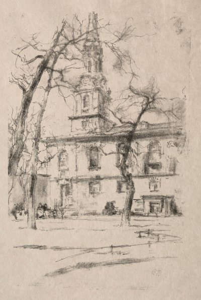 St. Giles-in-the-Fields, 1896. av James Abbott McNeill Whistler