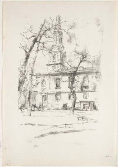 St. Giles-in-the-Fields, 1896 av James Abbott McNeill Whistler