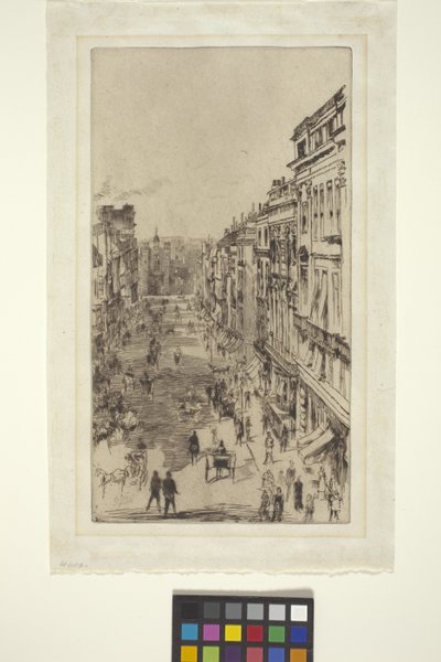 St. James Street (radering) av James Abbott McNeill Whistler