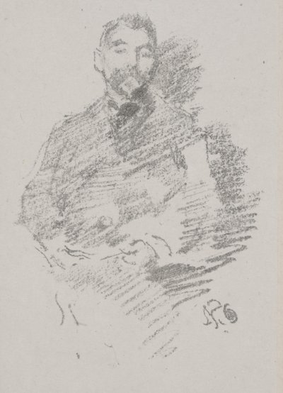 Stephane Mallarme av James Abbott McNeill Whistler