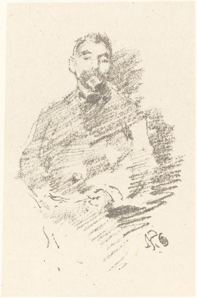 Stephane Mallarmé, 1892. av James Abbott McNeill Whistler