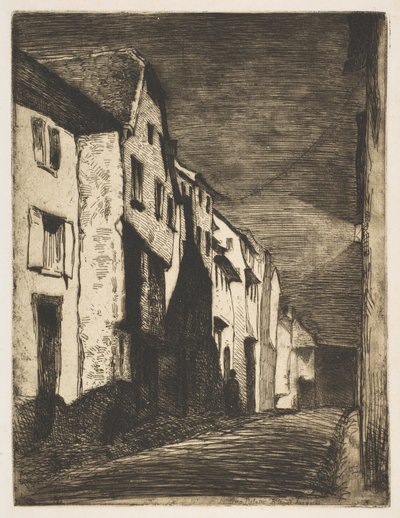 Gate i Saverne, 1858. av James Abbott McNeill Whistler