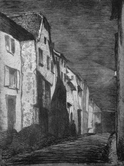 Gate i Saverne, 1858, 1903 av James Abbott McNeill Whistler