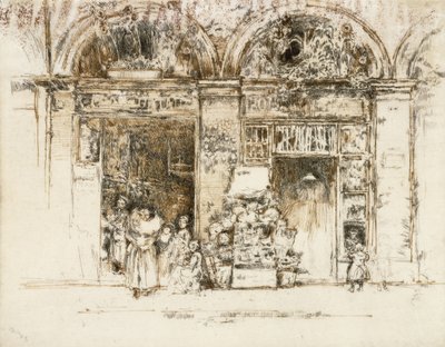 Solsikker, Rue des Beaux-Arts, ca. 1892-93 av James Abbott McNeill Whistler