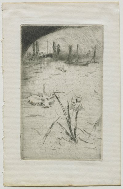 Svanen og Iris, 1883. av James Abbott McNeill Whistler