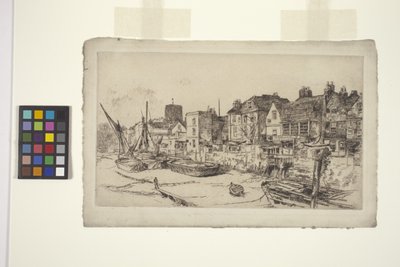 "Adam And Eve", Old Chelsea (radering) av James Abbott McNeill Whistler