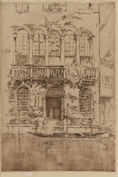 Balkongen, 1879-1880. av James Abbott McNeill Whistler