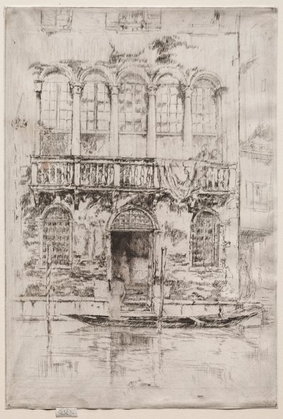 Balkongen, 1886. av James Abbott McNeill Whistler