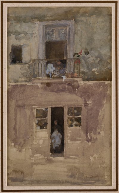 Balkongen, ca. 1888 av James Abbott McNeill Whistler