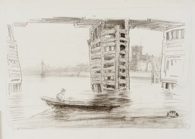 Den brede bro, 1878. av James Abbott McNeill Whistler