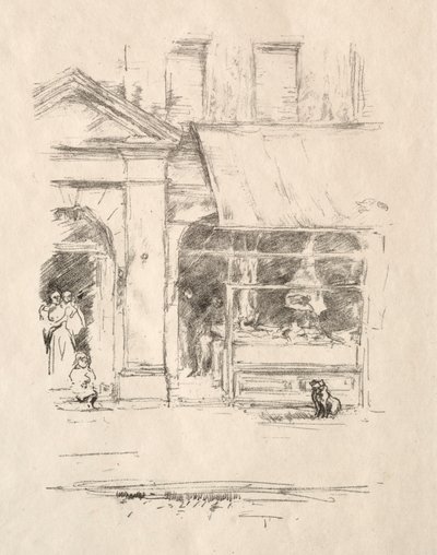 The Butchers Dog, 1896. av James Abbott McNeill Whistler