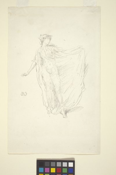 The Dancing Girl (overføringslitografi) av James Abbott McNeill Whistler