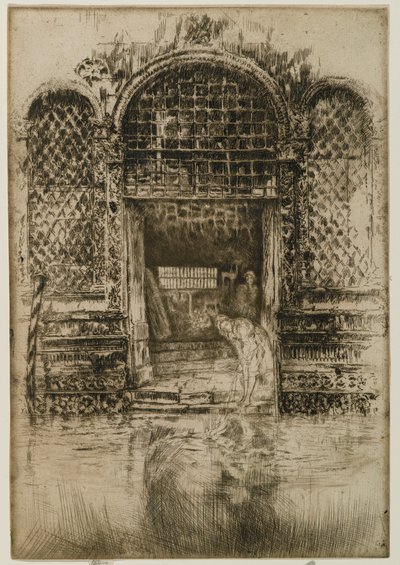 The Doorway, 1880 (etsing og tørrpunkt på papir) av James Abbott McNeill Whistler