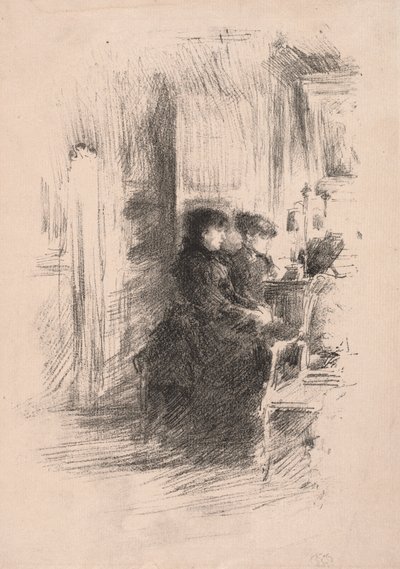 Duetten, 1894. av James Abbott McNeill Whistler
