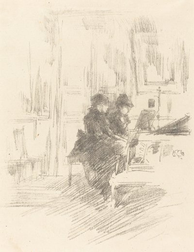 Duetten, nr. 2, 1894. av James Abbott McNeill Whistler
