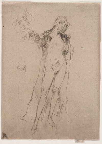 Fan modell nr. 3. av James Abbott McNeill Whistler