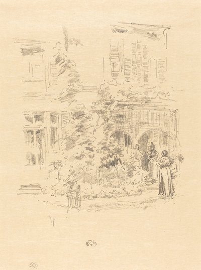 Hageverandaen, 1894. av James Abbott McNeill Whistler