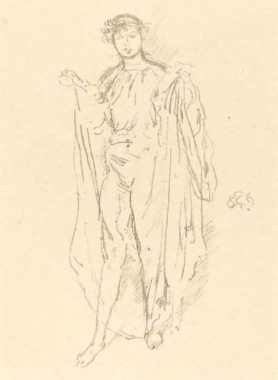 Jenta, ca. 1891. av James Abbott McNeill Whistler