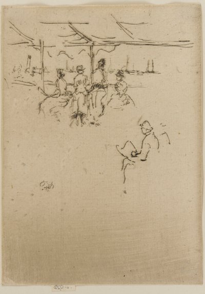Landingsstadiet, kyr, 1887. av James Abbott McNeill Whistler