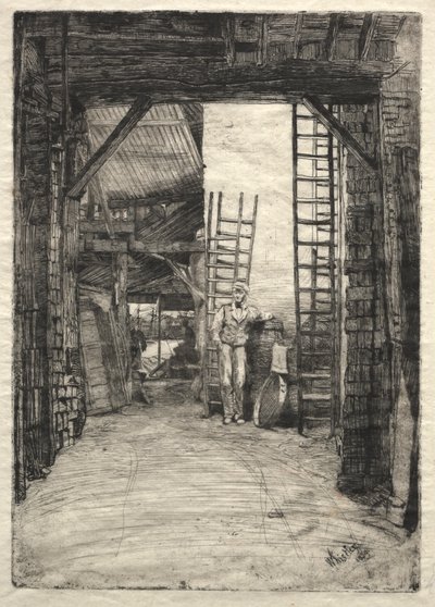 Kalkbrenneren, 1859. av James Abbott McNeill Whistler