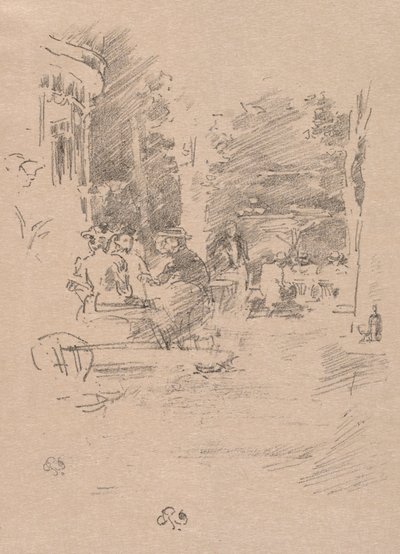 Den lille kafeen i skogen, 1894. av James Abbott McNeill Whistler