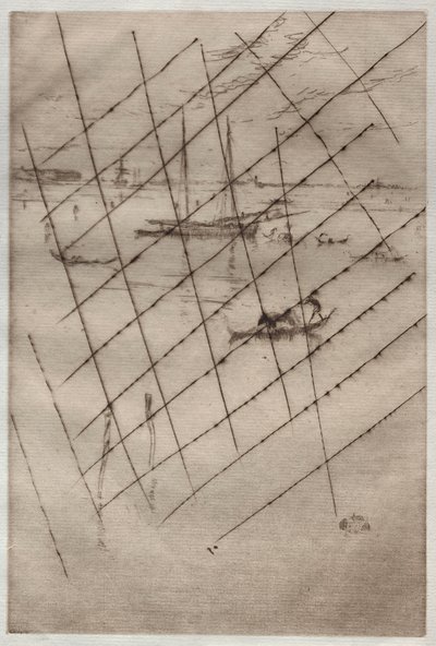 Den lille lagunen, 1880. av James Abbott McNeill Whistler