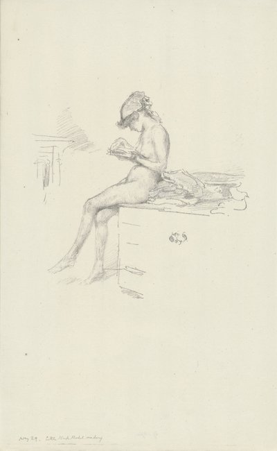 Den lille nakenmodellen, Reading av James Abbott McNeill Whistler