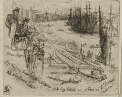 Det lille bassenget, 1861. av James Abbott McNeill Whistler