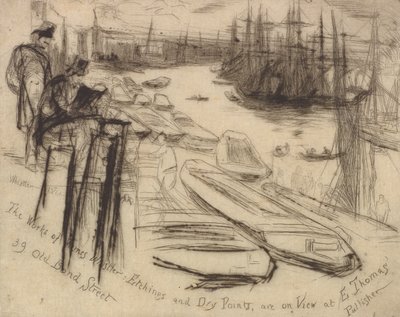 Det lille bassenget, 1861. av James Abbott McNeill Whistler