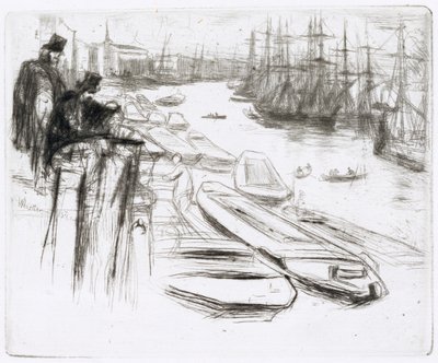 The Little Pool, No.1 (etsing) av James Abbott McNeill Whistler