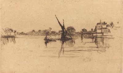 The Little Putney, No.II, 1879. av James Abbott McNeill Whistler