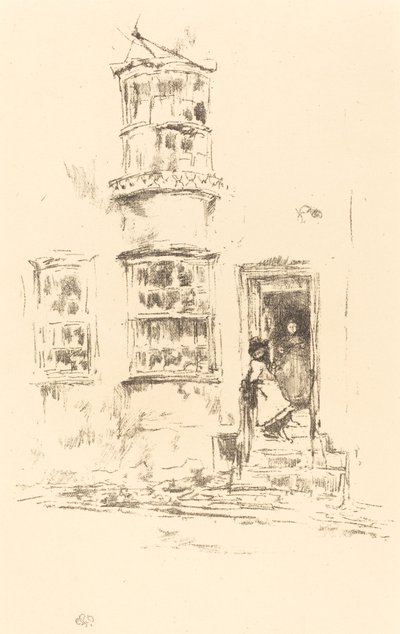 De små trinnene, Lyme Regis, 18951896. av James Abbott McNeill Whistler