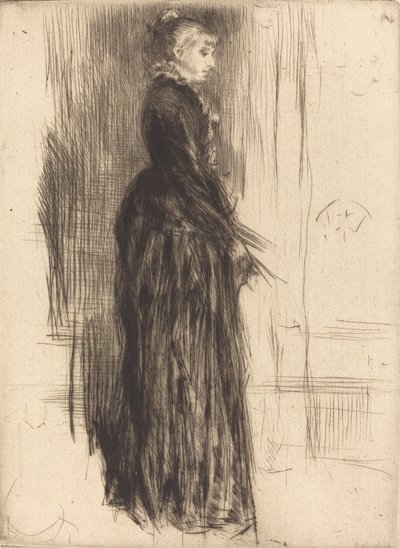Den lille fløyelskjolen, 1873. av James Abbott McNeill Whistler