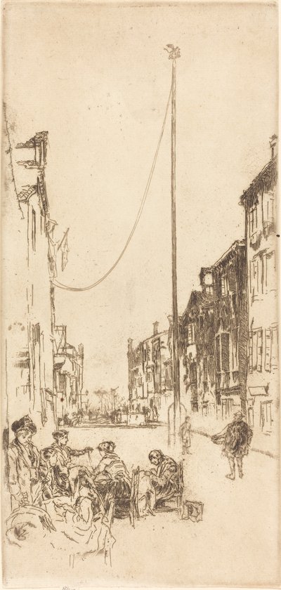 The Mast, 18791880. av James Abbott McNeill Whistler