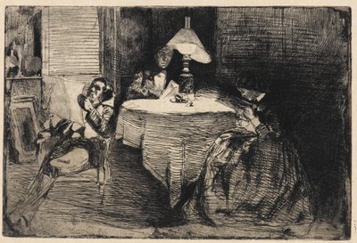 Musikkrommet, 1858. av James Abbott McNeill Whistler